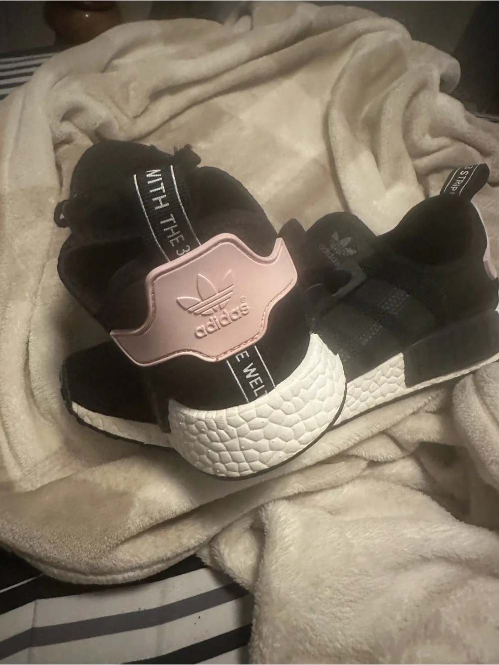 adidas Black Knit NMD R1 with White Midsole